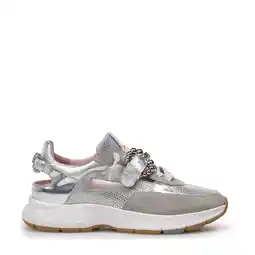 Wehkamp Floris van Bommel Daysi 08.02 suède sneakers zilver aanbieding
