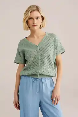 Wehkamp WE Fashion vest groen aanbieding