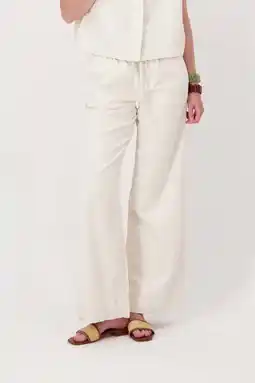 Wehkamp Zusss casual broek straight fit ecru aanbieding