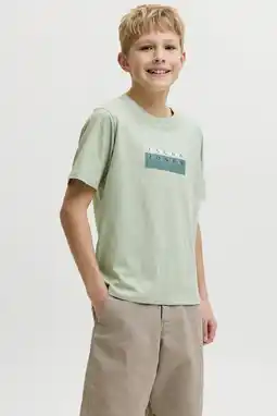 Wehkamp JACK & JONES JUNIOR T-shirt lichtgroen aanbieding