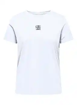 Wehkamp ONLY CARMAKOMA T-shirt wit aanbieding