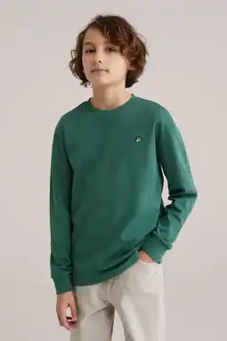 Wehkamp WE Fashion longsleeve donker armygroen aanbieding