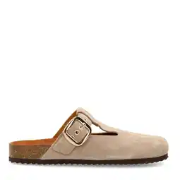 Wehkamp Manfield suède clogs beige aanbieding