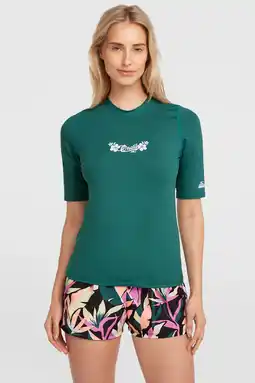 Wehkamp O'Neill T-shirt Skins UPF 50+ petrol aanbieding
