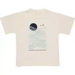 Wehkamp LEVV Little T-shirt met backprint ecru aanbieding
