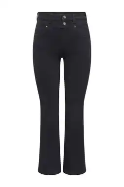 Wehkamp ONLY TALL flared jeans black denim aanbieding