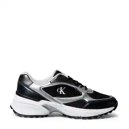 Wehkamp Calvin Klein chunky sneakers zwart/zilver aanbieding