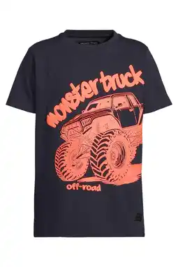 Wehkamp Orange Stars T-shirt donkerblauw aanbieding
