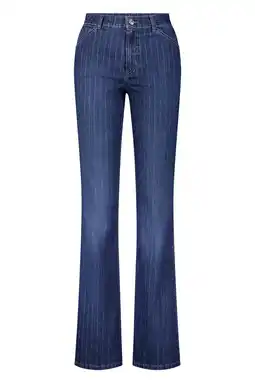 Wehkamp gardeur flared jeans dark blue denim aanbieding