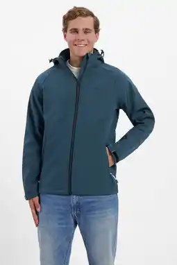 Wehkamp Kjelvik softshelljas Rik blauw aanbieding