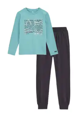 Wehkamp WE Fashion pyjamablauw aanbieding