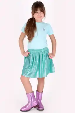 Wehkamp B.Nosy midi jurk met backprint lichtblauw aanbieding