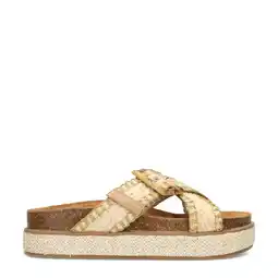 Wehkamp POSH by Poelman Elsa slippers beige aanbieding