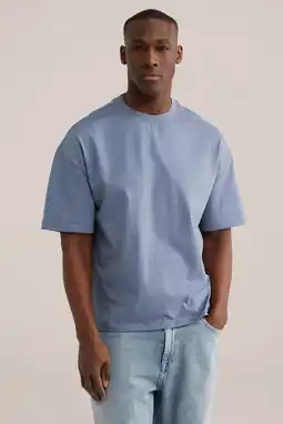 Wehkamp WE Fashion boxy T-shirt blauw aanbieding