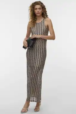 Wehkamp VERO MODA midi jurk zwart aanbieding