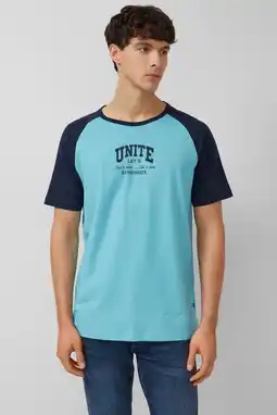 Wehkamp s.Oliver regular T-shirt blauw aanbieding