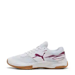 Wehkamp Puma Varion II zaalschoenen wit/donkerpaars aanbieding