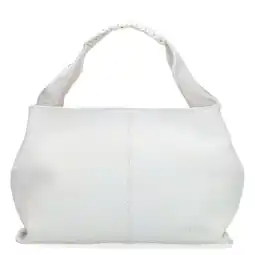 Wehkamp Manfield leren handtas wit aanbieding