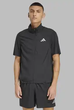 Wehkamp adidas Performance hardloop bodywarmer Adi365 zwart aanbieding