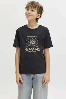 Wehkamp JACK & JONES JUNIOR T-shirt zwart aanbieding