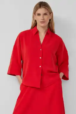 Wehkamp s.Oliver BLACK LABEL blouse rood aanbieding