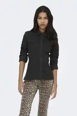 Wehkamp ONLY blouse black denim aanbieding