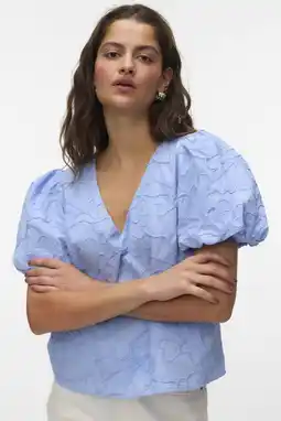 Wehkamp VERO MODA top lichtblauw aanbieding