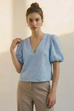 Wehkamp VERO MODA top lichtblauw aanbieding