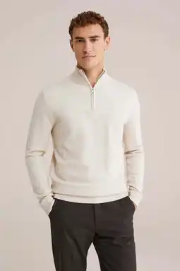 Wehkamp WE Fashion trui fijn gebreid ecru aanbieding