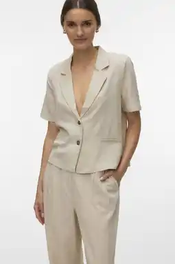 Wehkamp VERO MODA regular blazer beige aanbieding