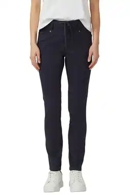 Wehkamp s.Oliver bootcut regularwaist casual broek donkerblauw aanbieding