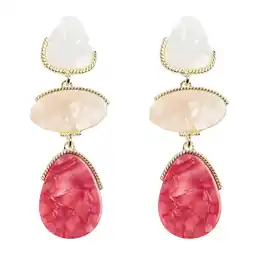 Wehkamp PIECES oorbellen PCPALINA ecru/roze aanbieding