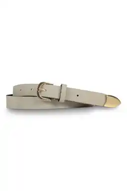 Wehkamp Expresso suede riem beige aanbieding