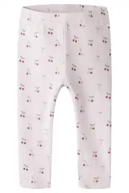 Wehkamp NAME IT BABY regular legging roze fijn gebreid aanbieding