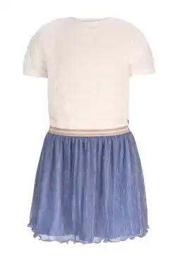 Wehkamp Like Flo midi jurk blauw aanbieding
