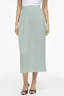 Wehkamp VILA midi rok turquoise aanbieding