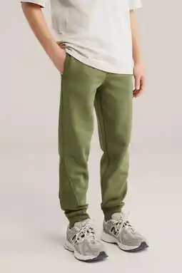 Wehkamp WE Fashion slim sweatpants groen aanbieding