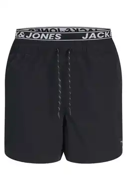 Wehkamp JACK & JONES JUNIOR zwemshort zwart aanbieding