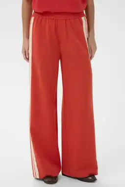 Wehkamp Saint Tropez highwaist casual broek rood aanbieding