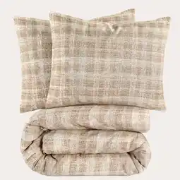 Wehkamp NOUS Living flanellen dekbedovertrek lits-jumeaux (240x220 cm) aanbieding