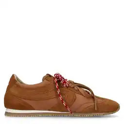 Wehkamp Sacha suède sneakers cognac aanbieding