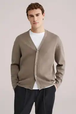 Wehkamp WE Fashion vest fijn gebreid taupe aanbieding