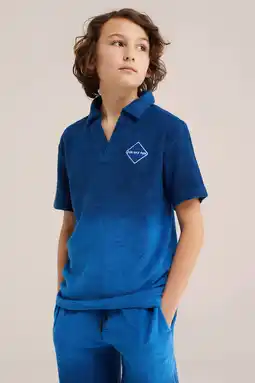 Wehkamp WE Fashion polo blauw aanbieding