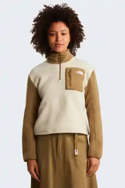 Wehkamp The North Face fleece trui beige aanbieding