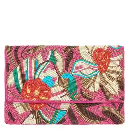 Wehkamp Bulaggi clutch Big Flower fuchsia aanbieding
