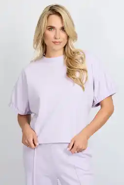 Wehkamp FLURESK top lila met glitter aanbieding