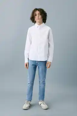Wehkamp Mango Kids slim fit jeans medium blue denim aanbieding