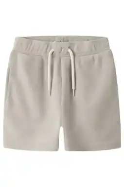 Wehkamp NAME IT MINI regular casual short beige met textuur aanbieding