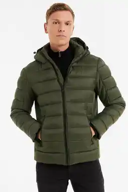 Wehkamp Anytime gewatteerde jas khaki aanbieding