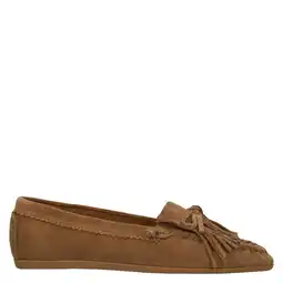 Wehkamp Manfield suède mocassins cognac aanbieding